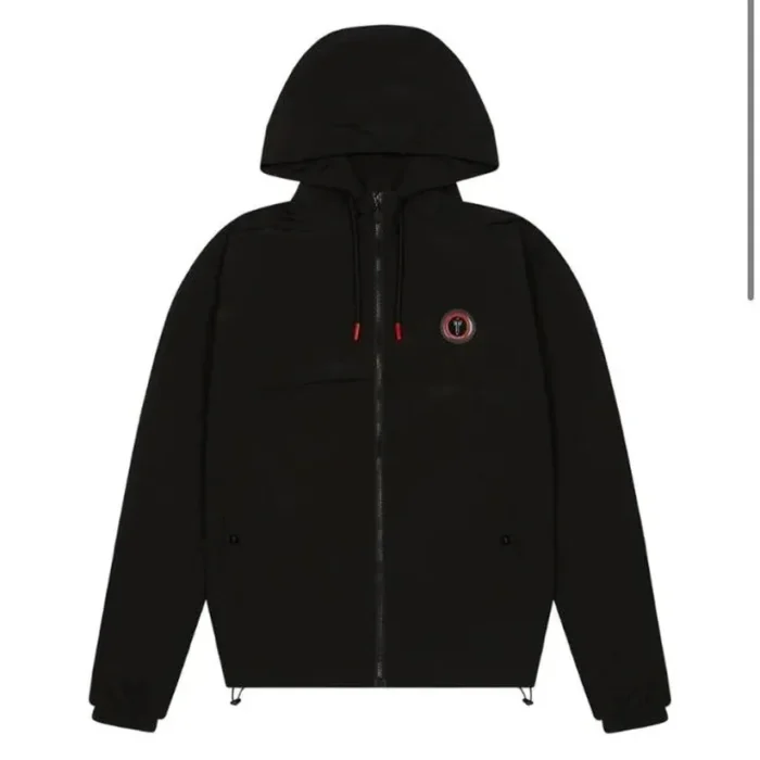 Trapstar Irongate T Windbreaker – Black/Red