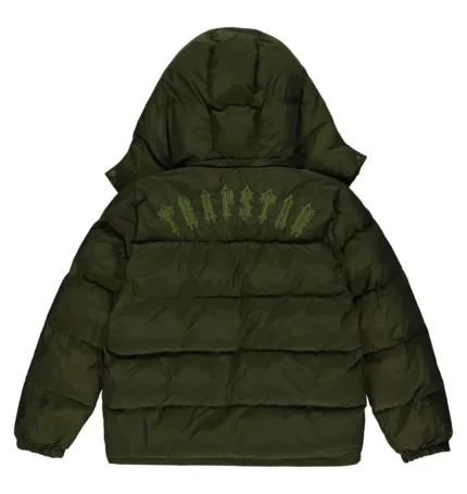 Trapstar Khaki Green Irongate Jacket Detachable Hood