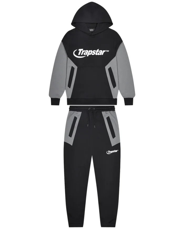 Chenille Hyperdrive Panel Tracksuit - Black