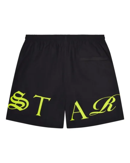 Script Shell Shorts – Black/Slime